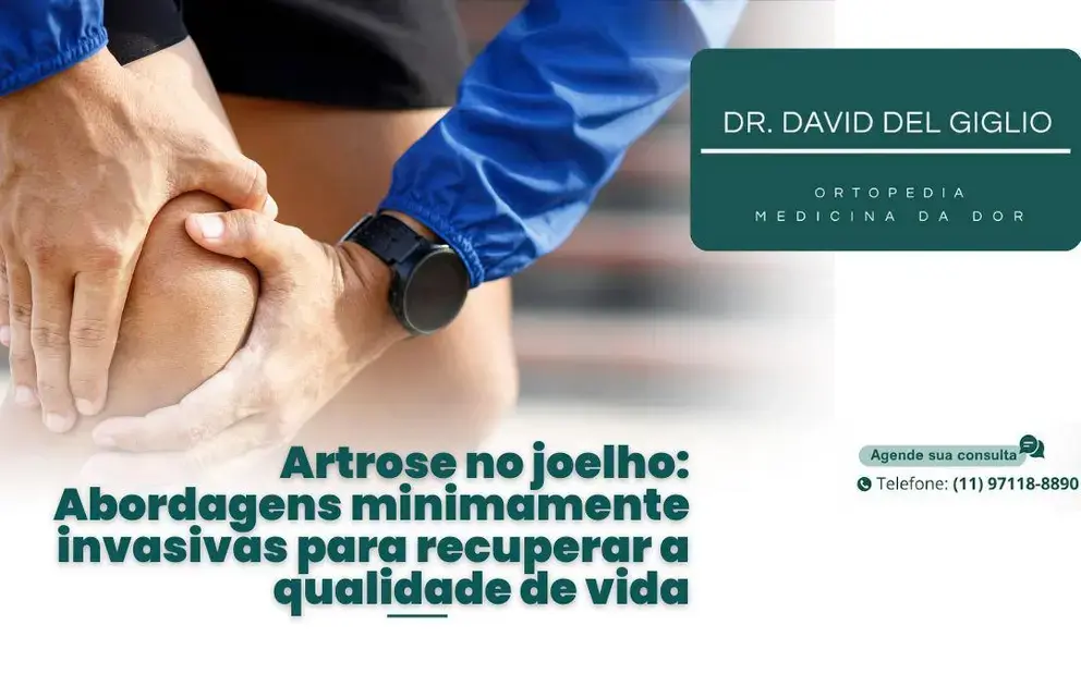 Artrose no joelho: Abordagens minimamente invasivas para recuperar a qualidade de vida