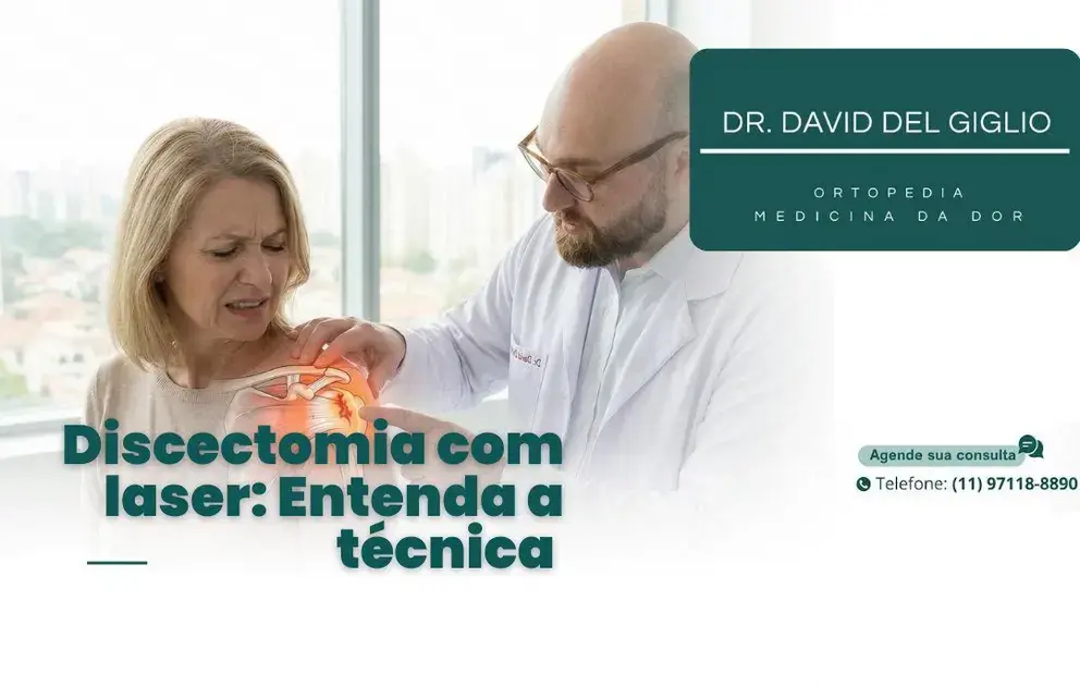Discectomia com laser: Entenda a técnica minimamente invasiva para coluna em São Paulo