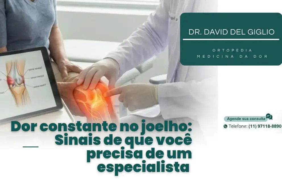 Dor constante no joelho: Sinais de que você precisa de um especialista nos Jardins