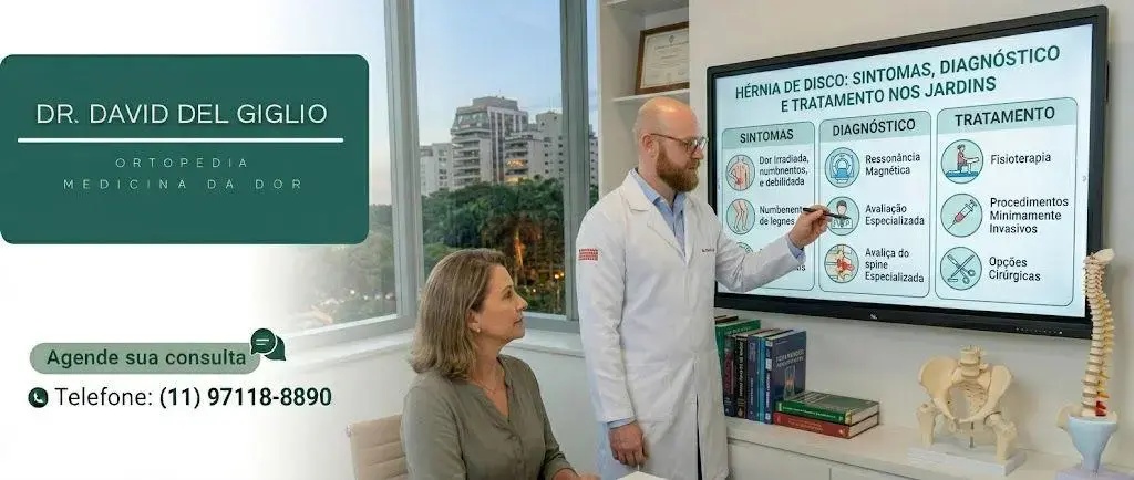 Hérnia de disco: Quando procurar um especialista em dor nos Jardins?