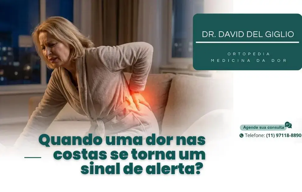 Quando uma dor nas costas se torna um sinal de alerta? Visão do ortopedista nos Jardins
